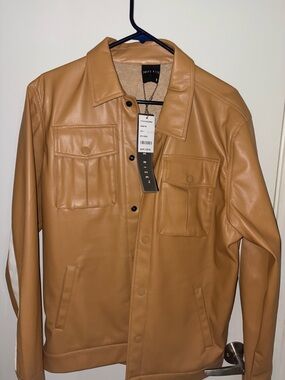 MENS SMOKE RISE LEATHER JACKET